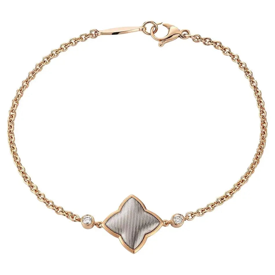 Victor Mayer Eloise Bracelet In 18k Rose/Yellow Gold With Diamonds