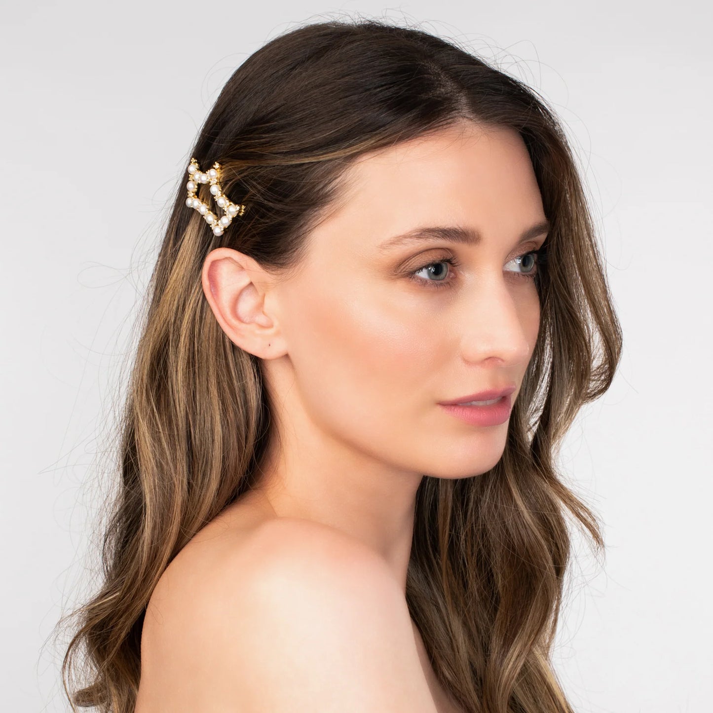CROWN PEARL HAIR CLIP