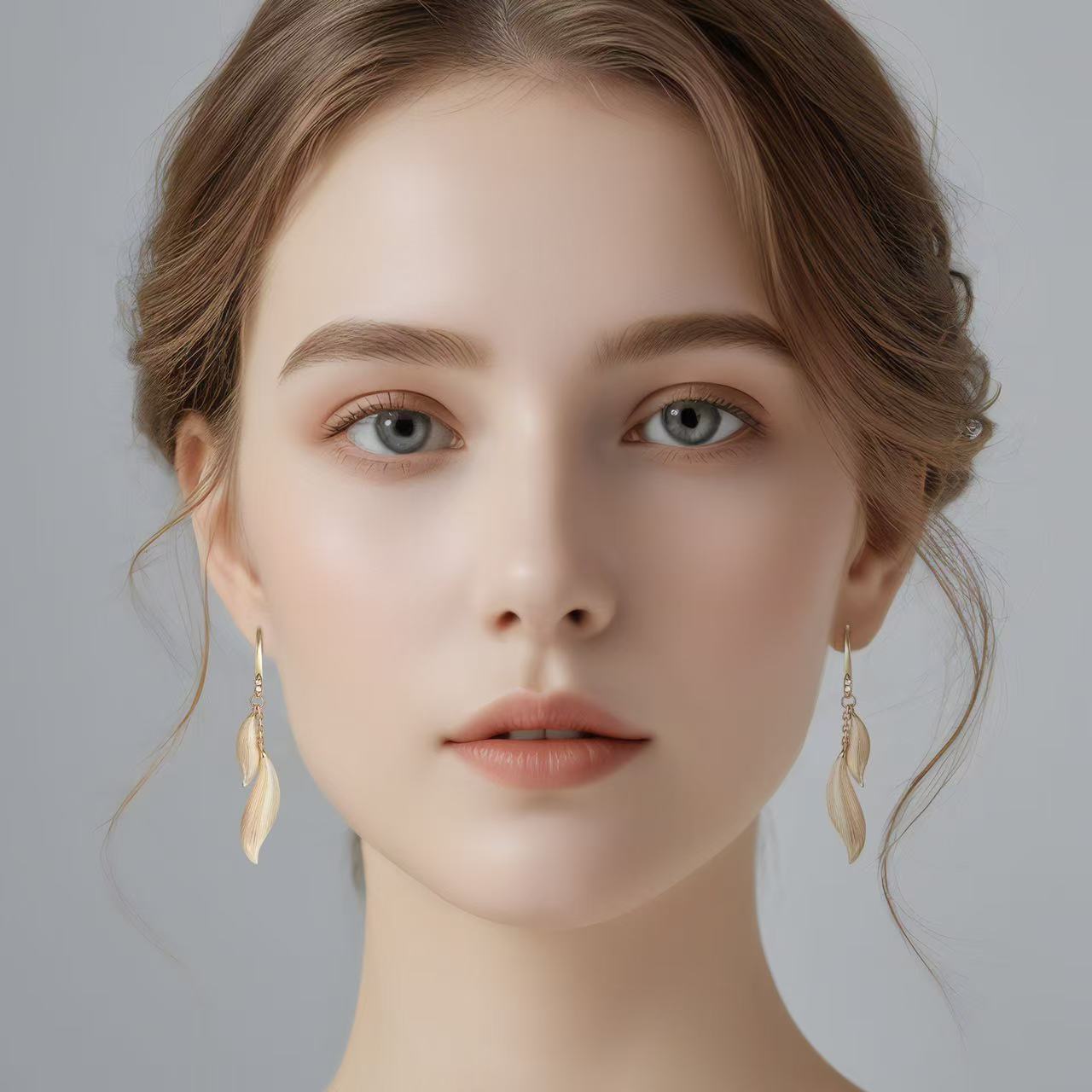 Dangle Leave Earrings - V1131/OP/00/00/102