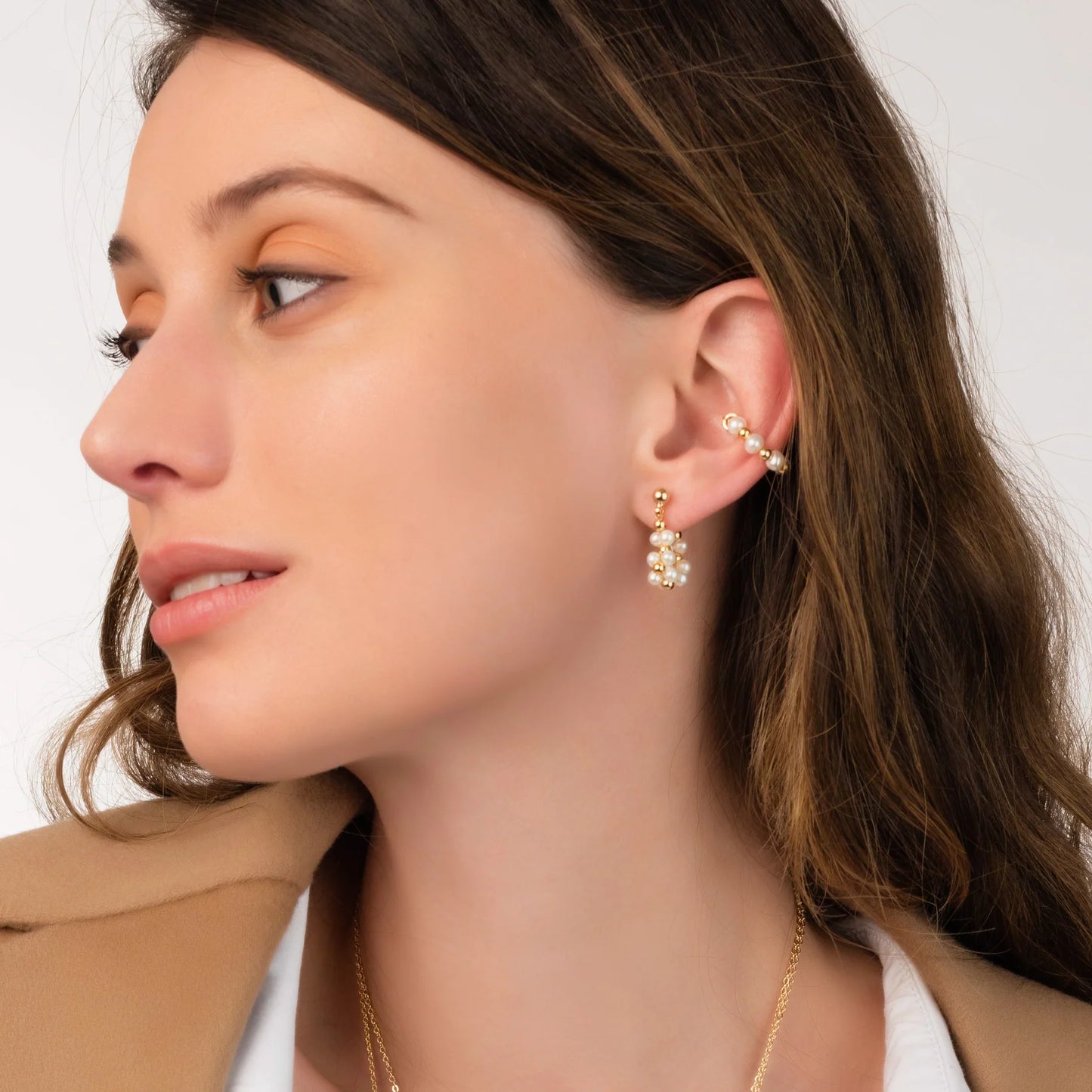 TEANNA PEARL EARRING - MAGNETIC Regular price