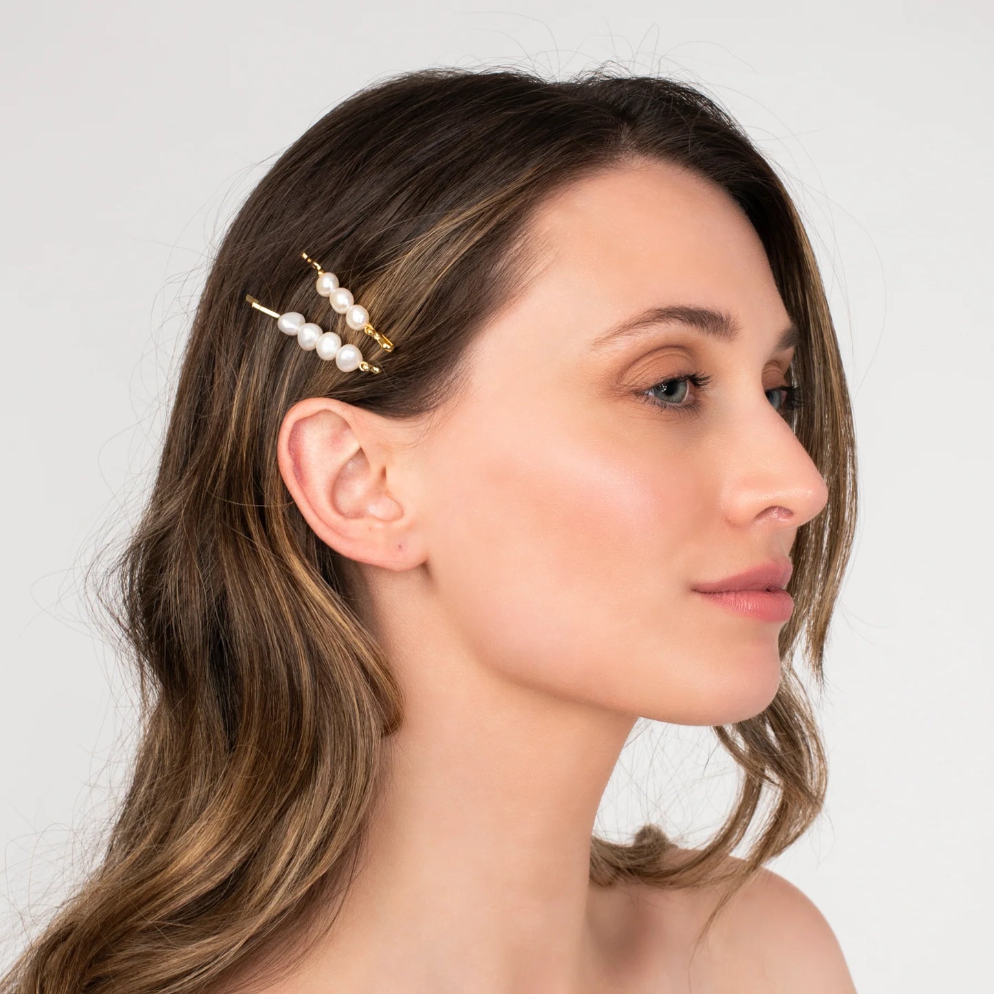 YUKI PEARL HAIR CLIP - SMALL