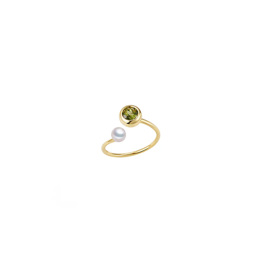 BIRTH STONE PERIDOT RING