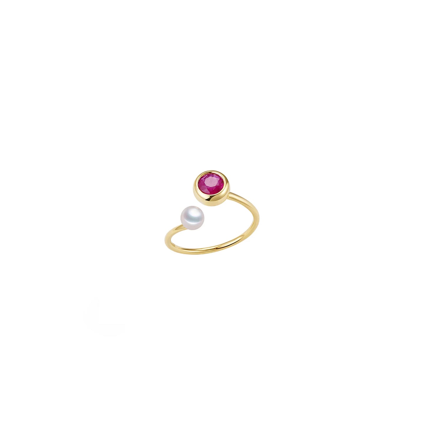 BIRTH STONE RUBY RING