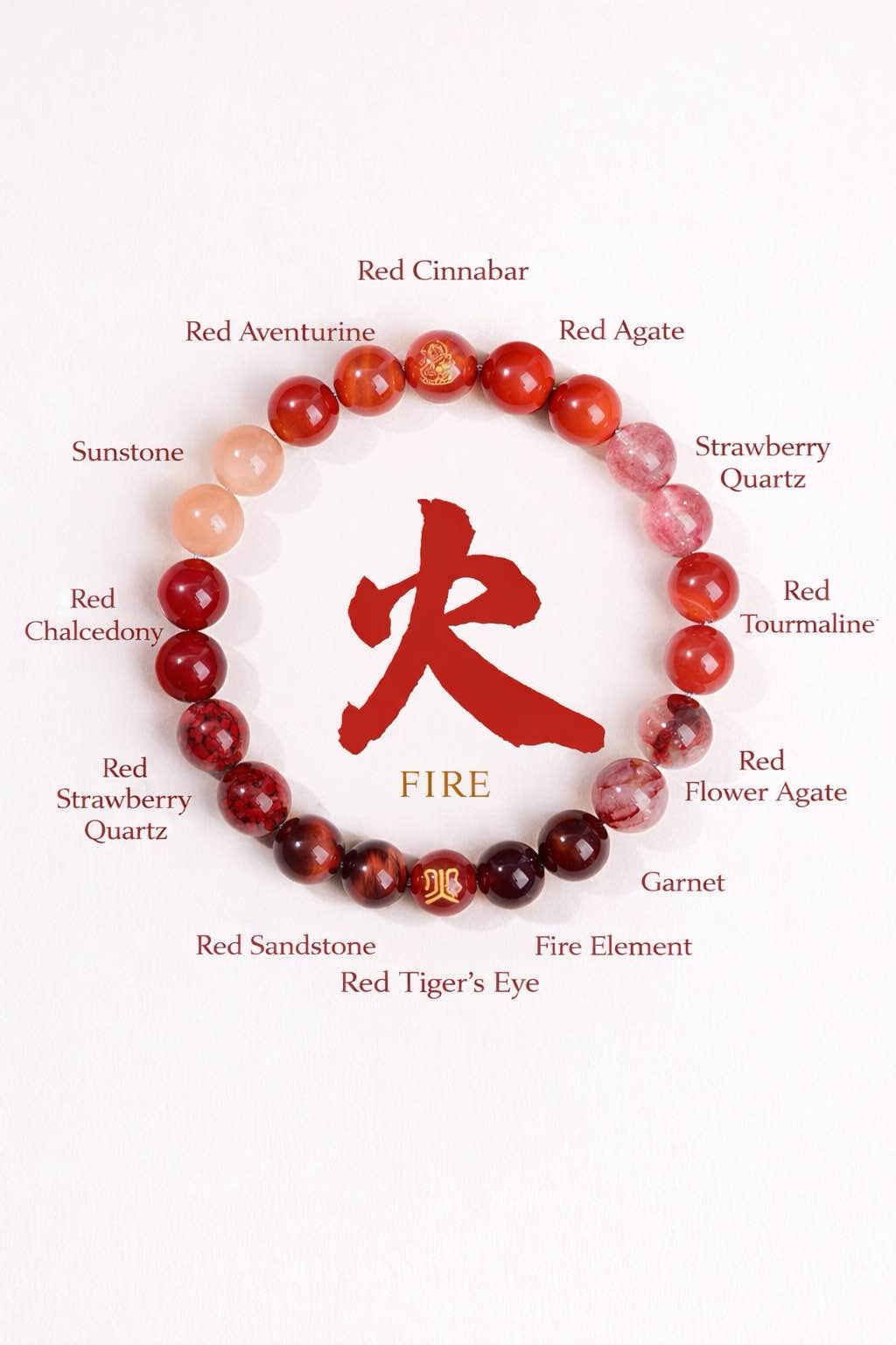 Fire Element Energy Bracelet