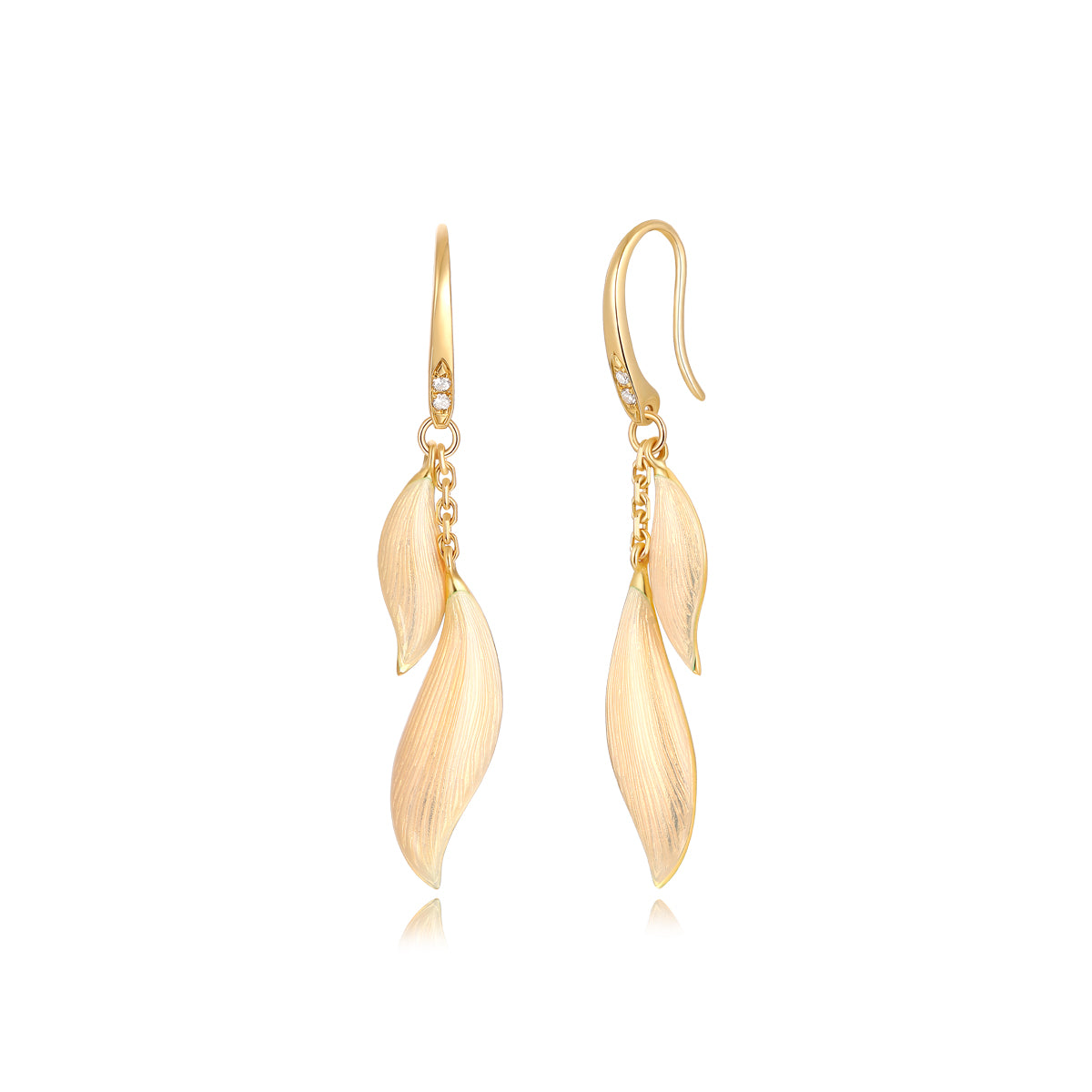 Dangle Leave Earrings - V1131/OP/00/00/102