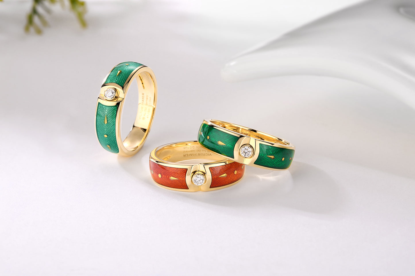 Vitreous Enamel Ring - V1209/HG/00/00/102