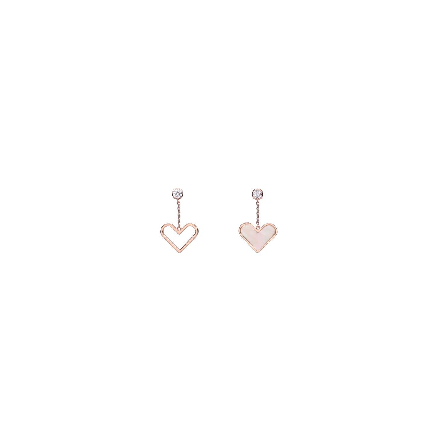 HEART-TO-HEART EARRING - RG