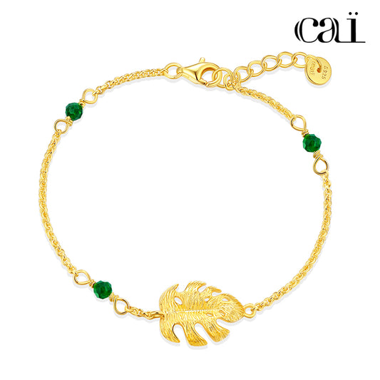 Sun Goddess Collection - Gold Plated 925 Silver  Bracelet