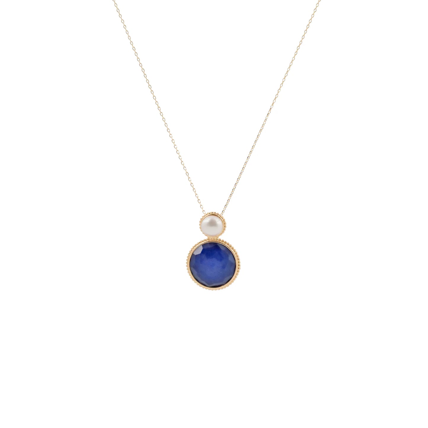 AZURE GALAXY PEARL NECKLACE
