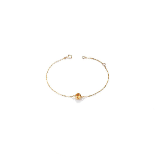 BIRTH STONE CITRINE BRACELET
