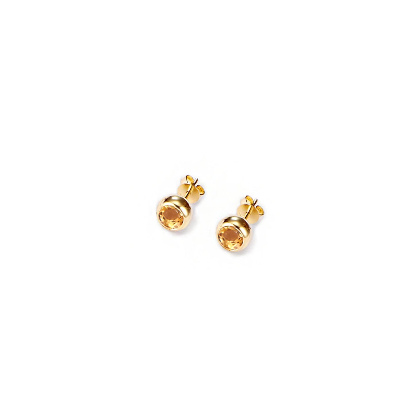 BIRTH STONE CITRINE EARRING