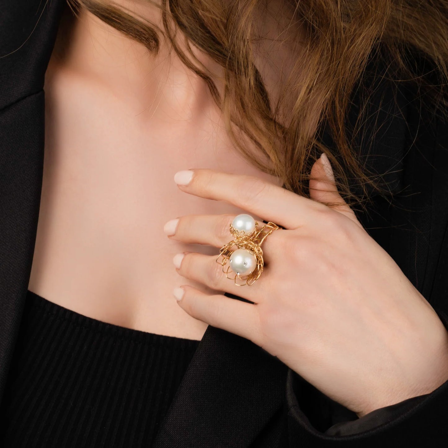 CARIE PEARL RING
