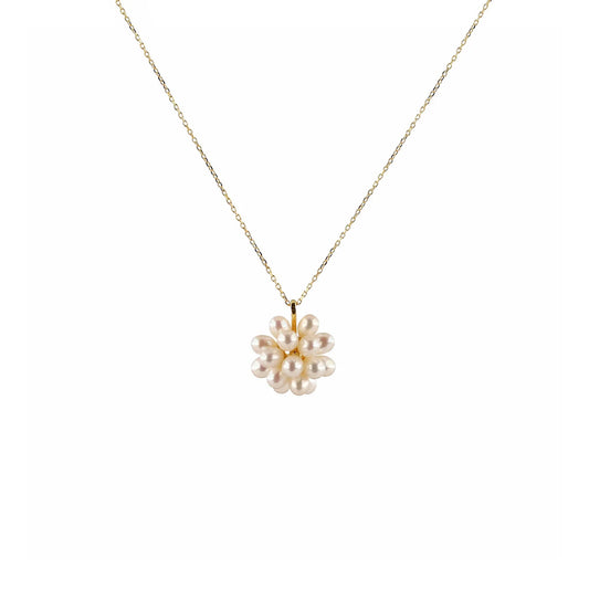 DAISY PEARL NECKLACE