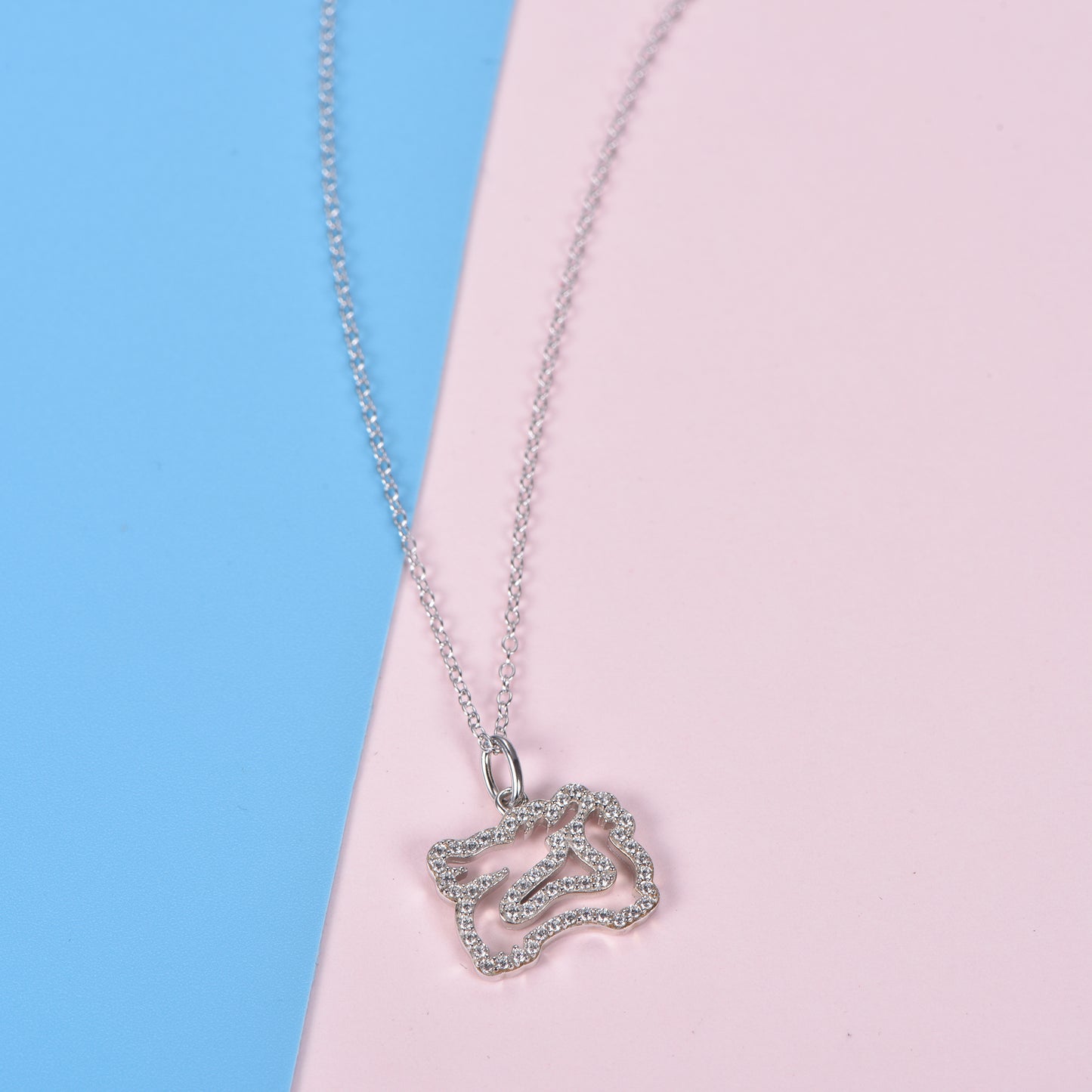 Dragon-Golden Plated Silver Zodiac Animal Pendant.