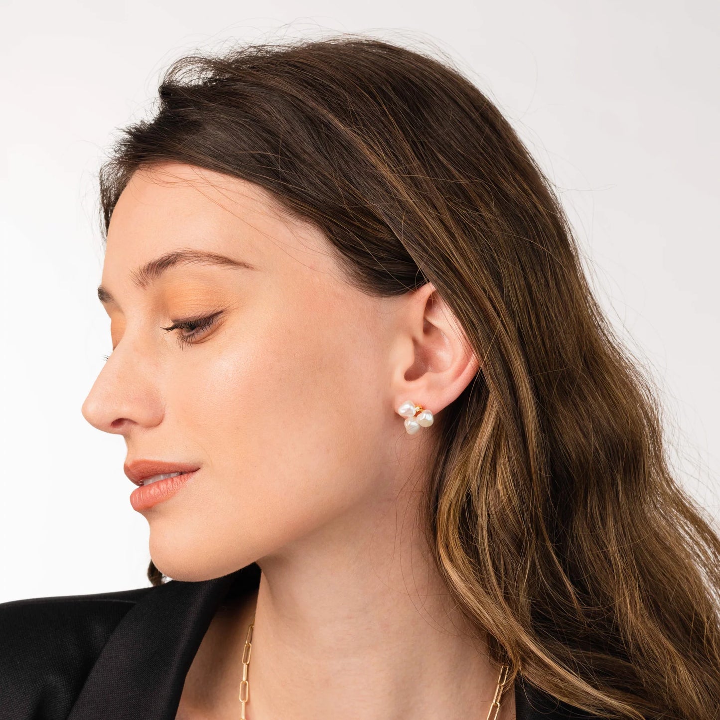 GARDENIA PEARL EARRING