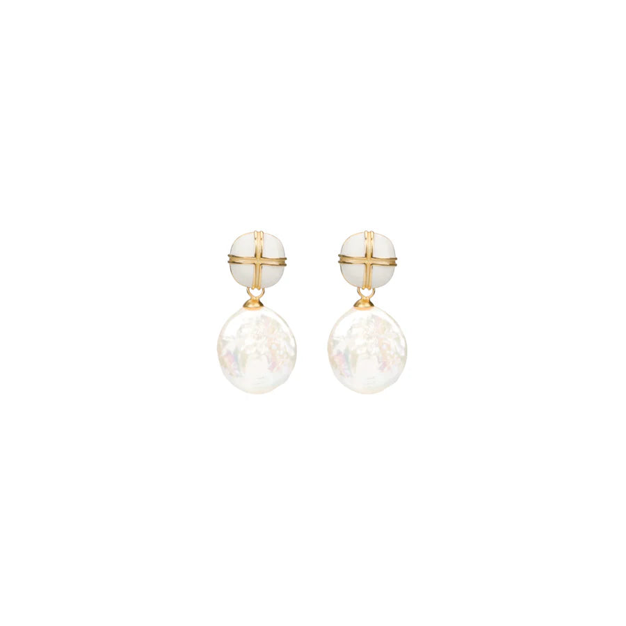 GLAZEL PEARL EARRING