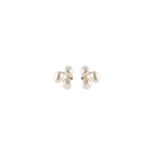GARDENIA PEARL EARRING