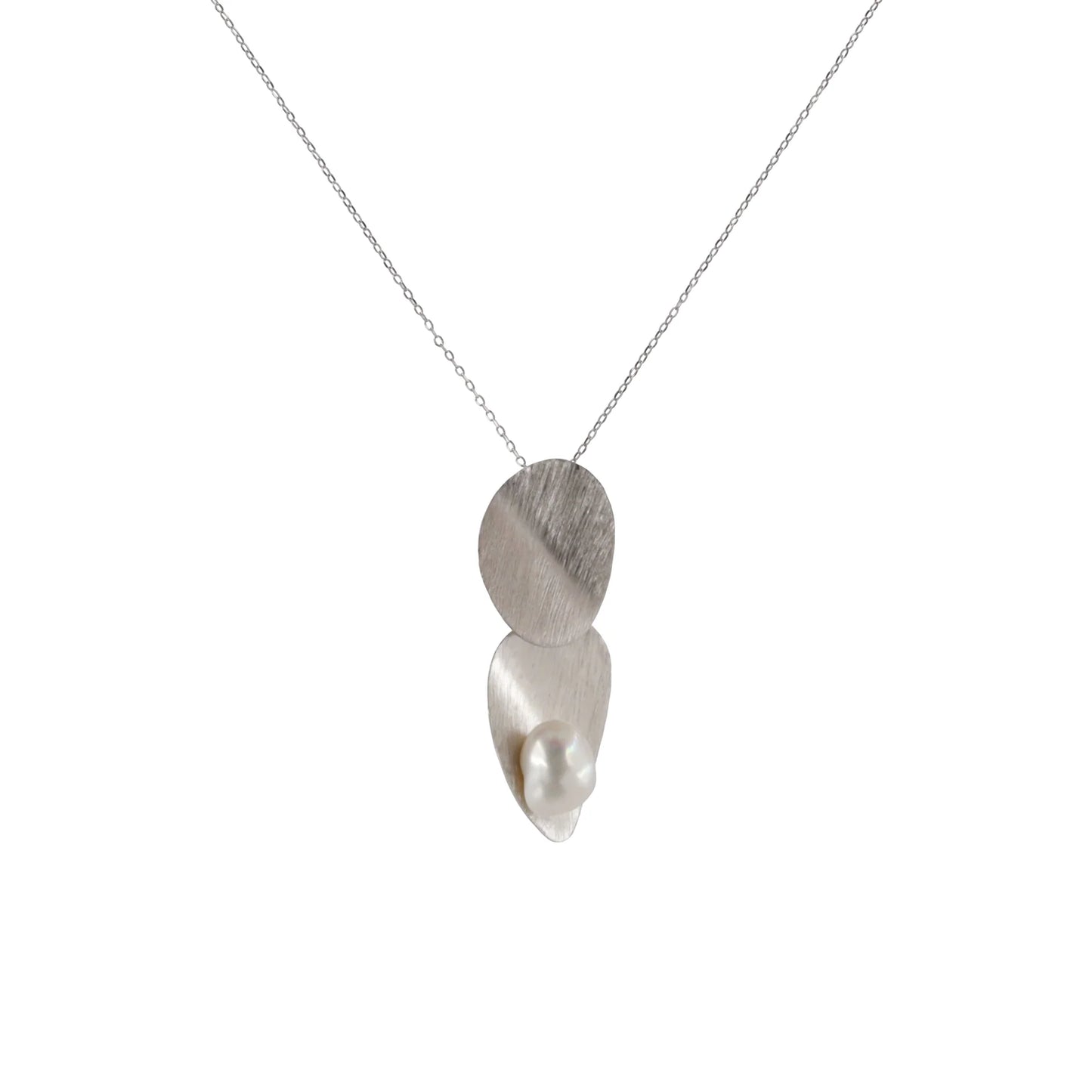 Leafy Pearl Necklace