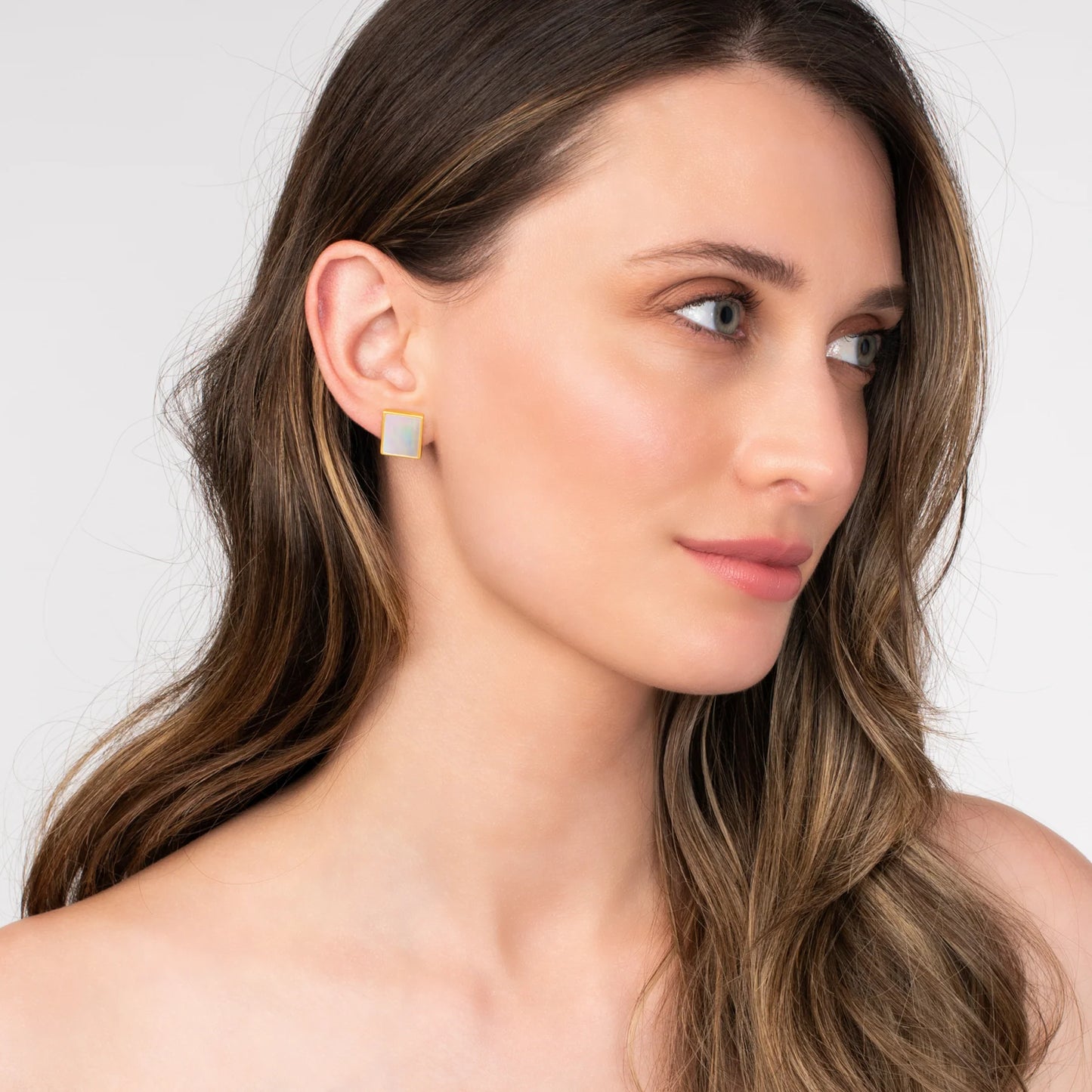 MIRRO EARRING - WHITE