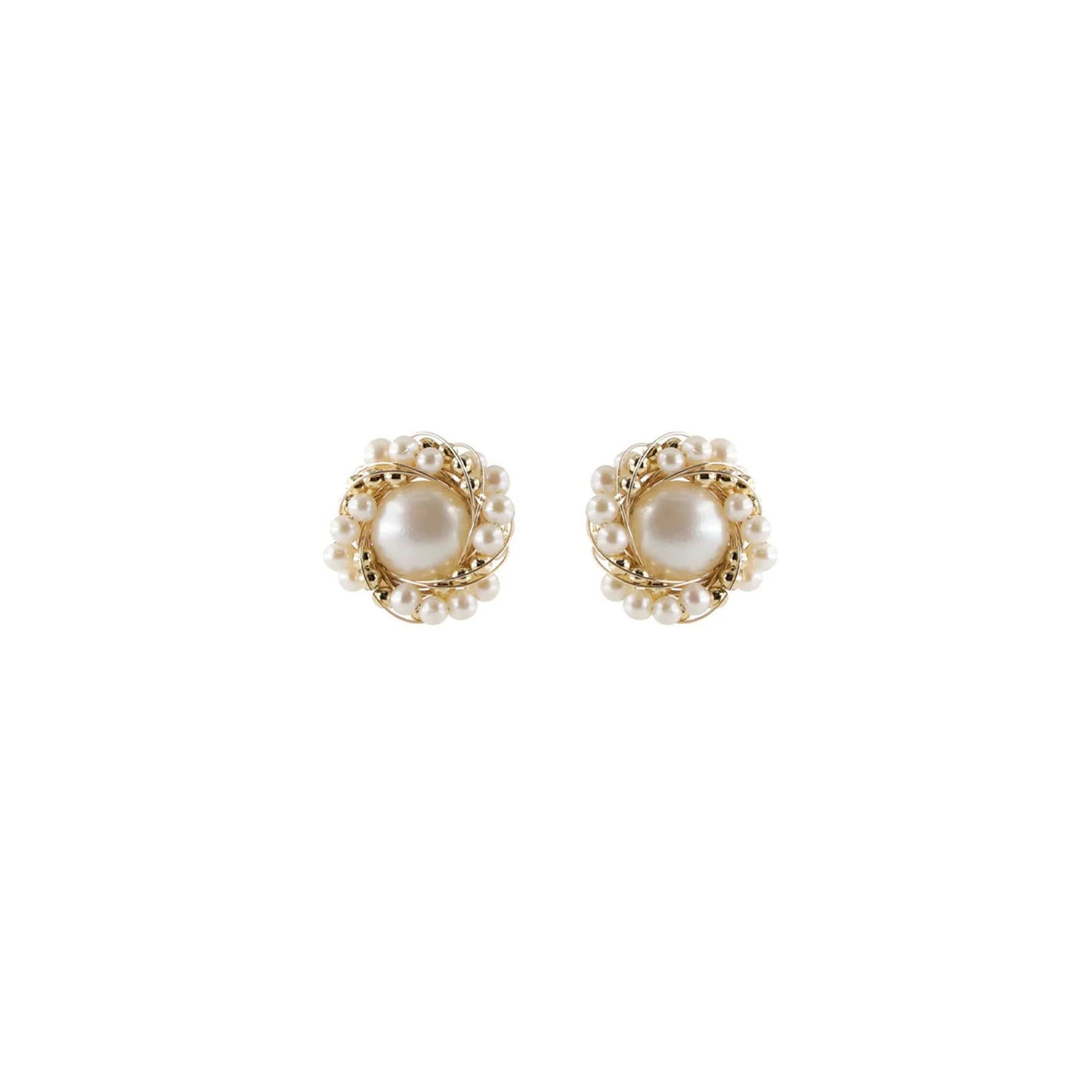 TWINNE SISTER PEARL EARRING