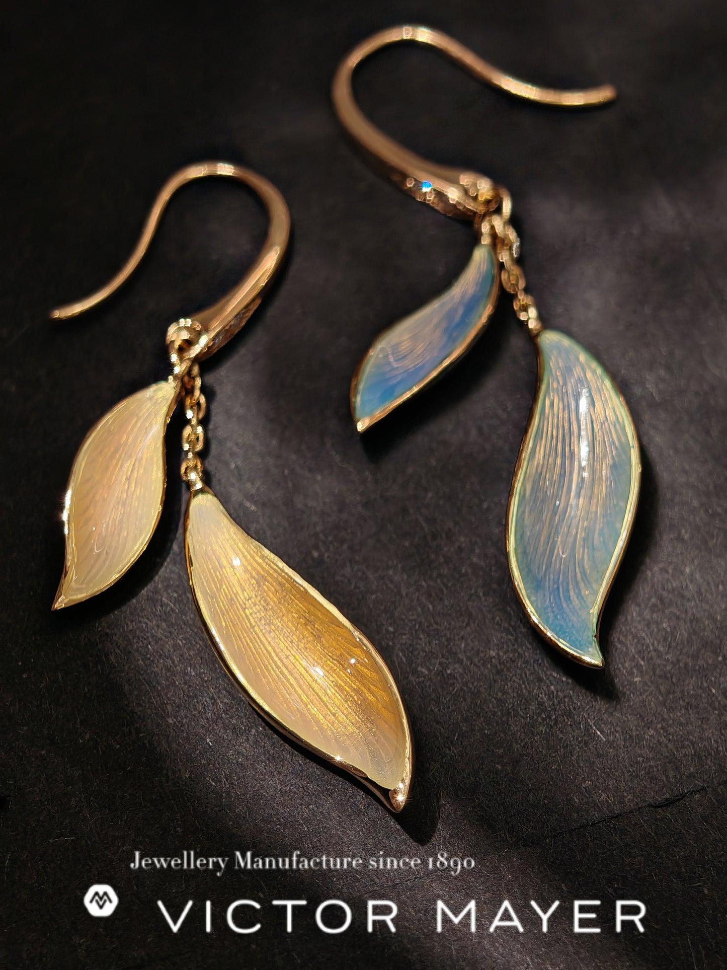 Dangle Leave Earrings - V1131/OP/00/00/102