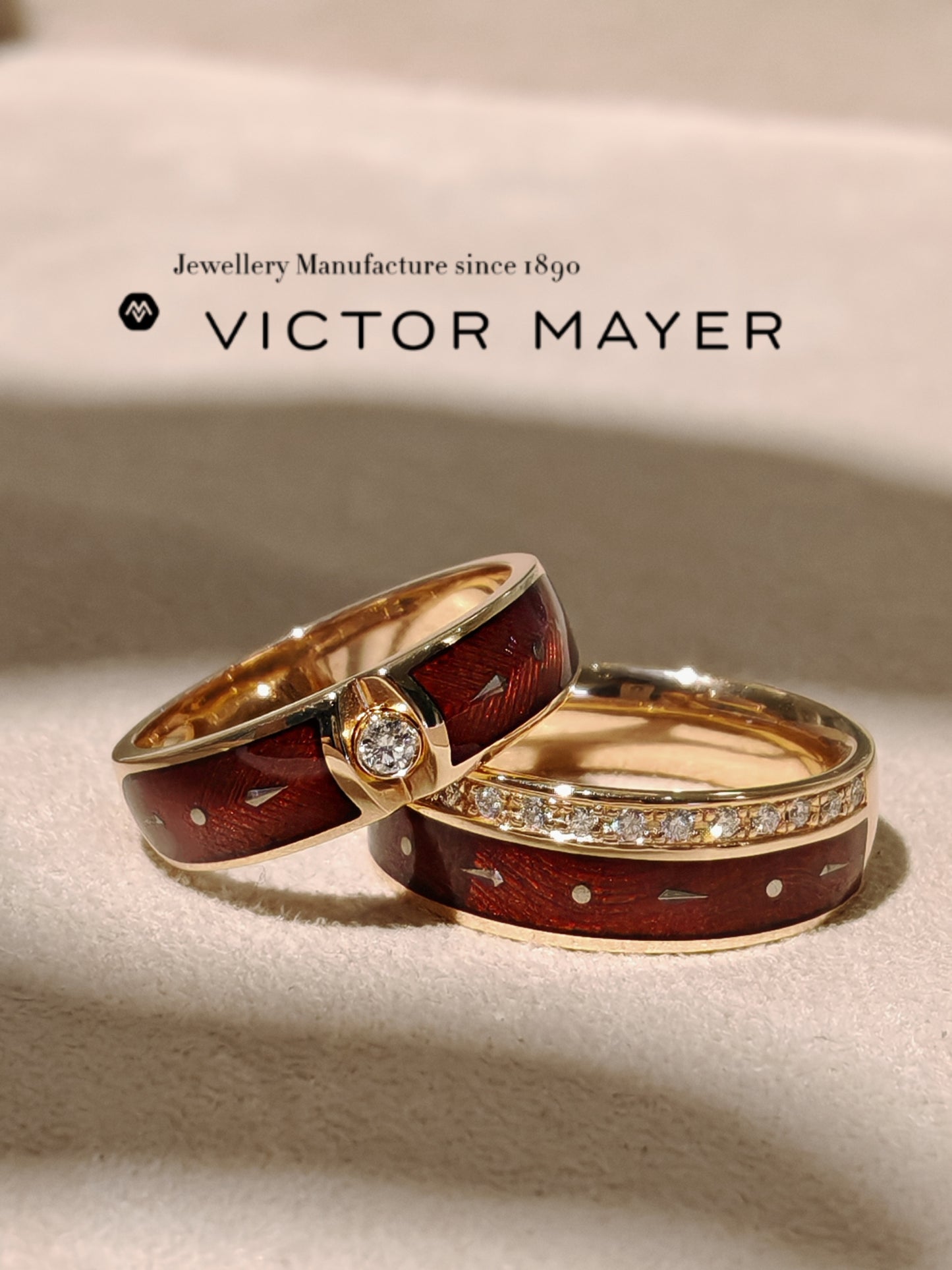 Red Vitreous Enamel Earrings - V1199/RT/00/00/101