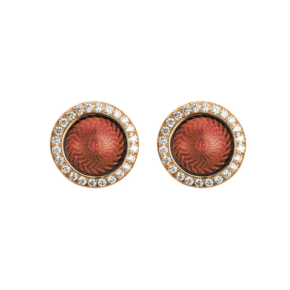Round Stud Earrings - V1579/RO/00/00/106