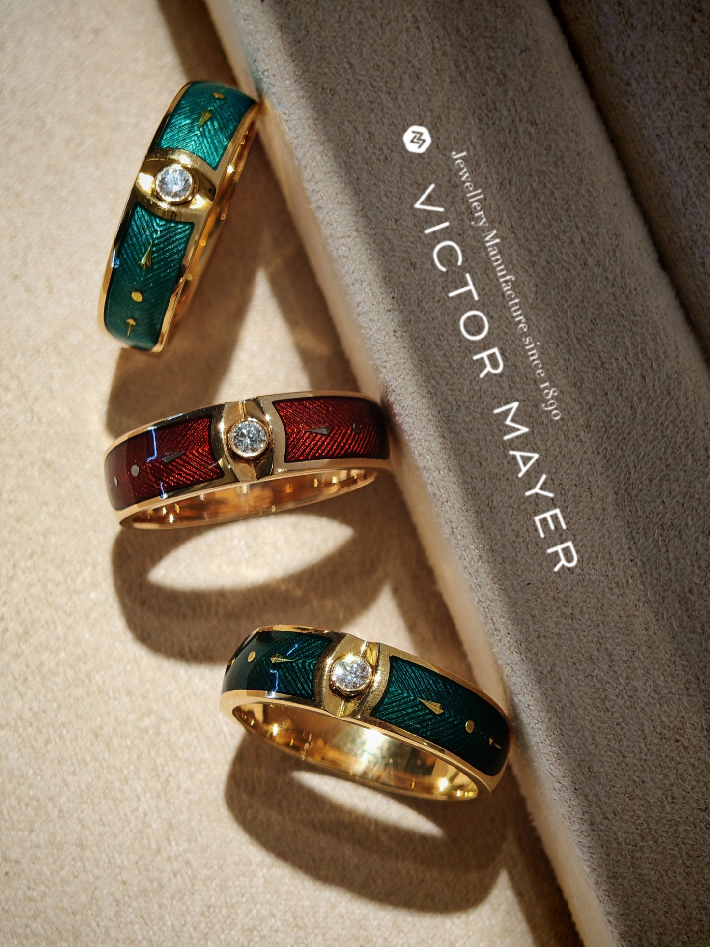 Vitreous Enamel Ring - V1209/HG/00/00/102