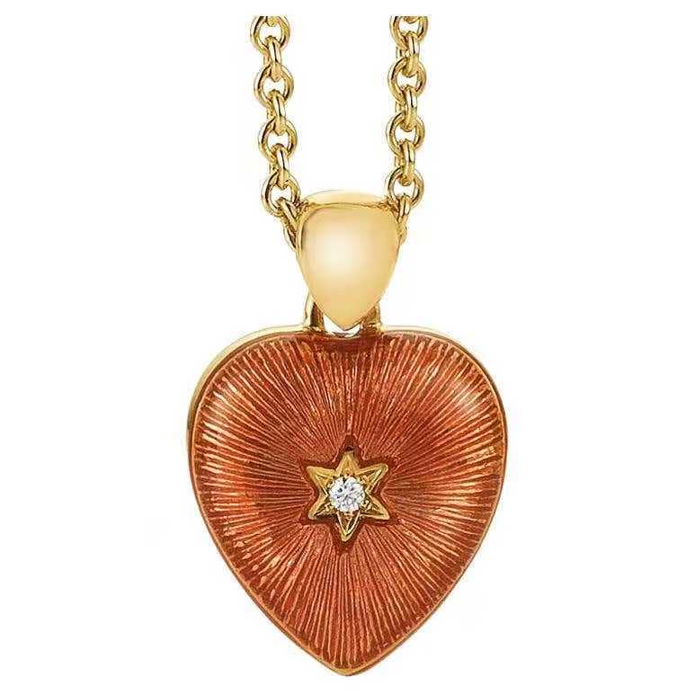 Heart Pendant Necklace - 48798/RR/00/KE/10245