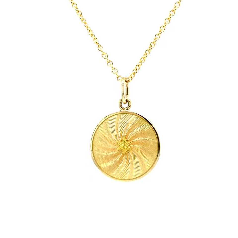 Round Disk Pendant - V1728