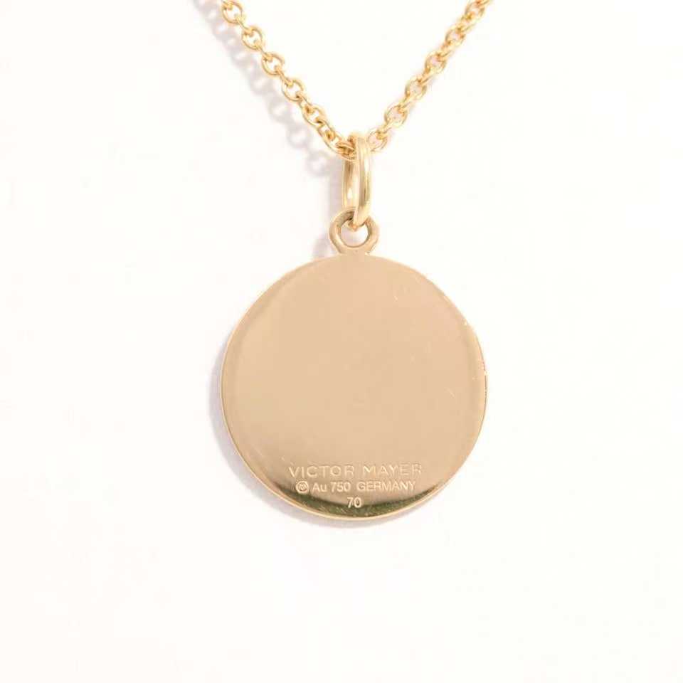 Round Disk Pendant - V1728