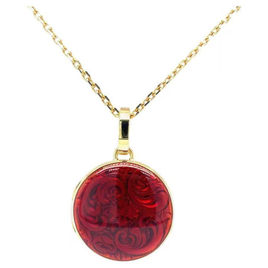Round Locket Pendant -49336/AR/00/00/102