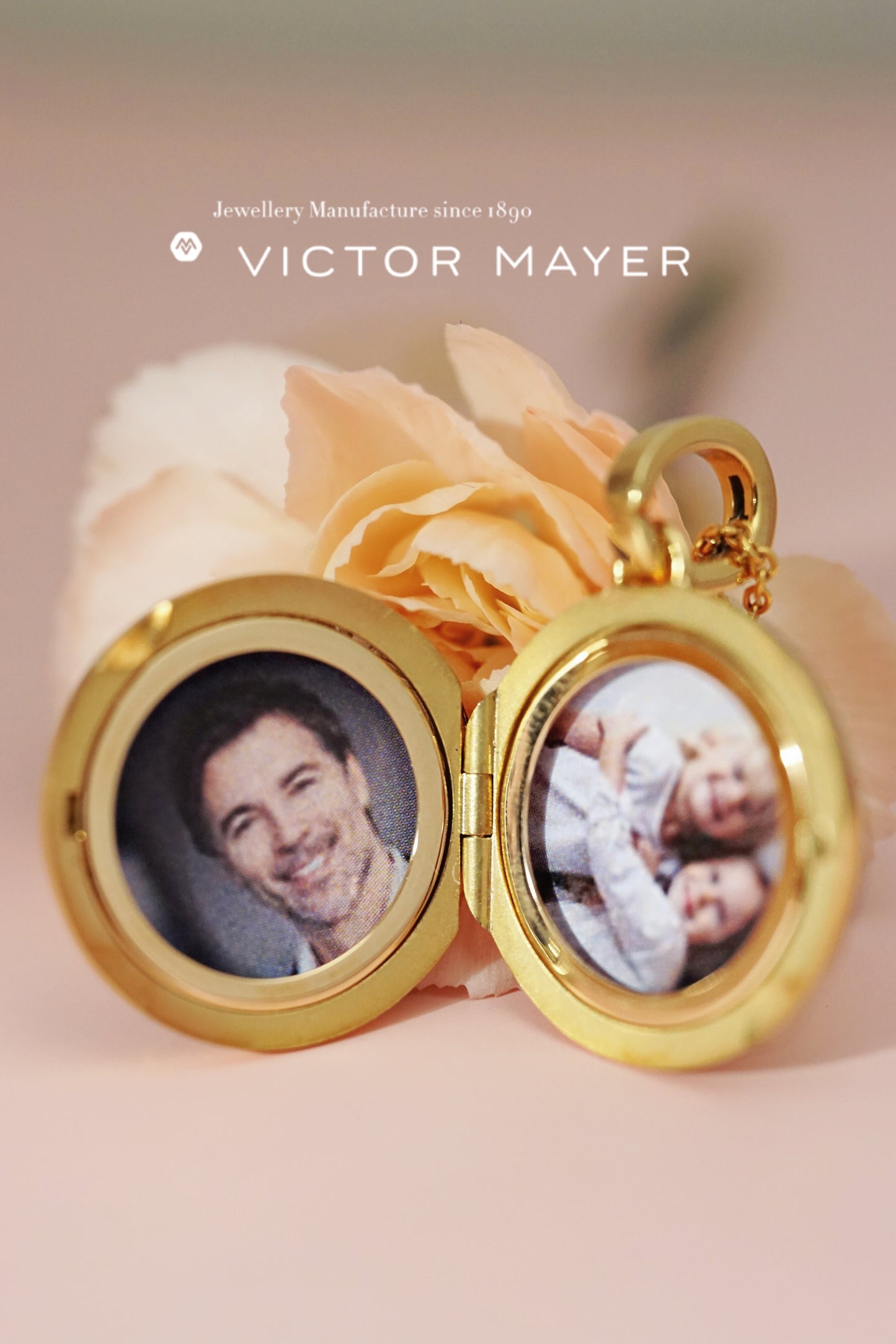 Round Locket Pendant -49336/AR/00/00/102