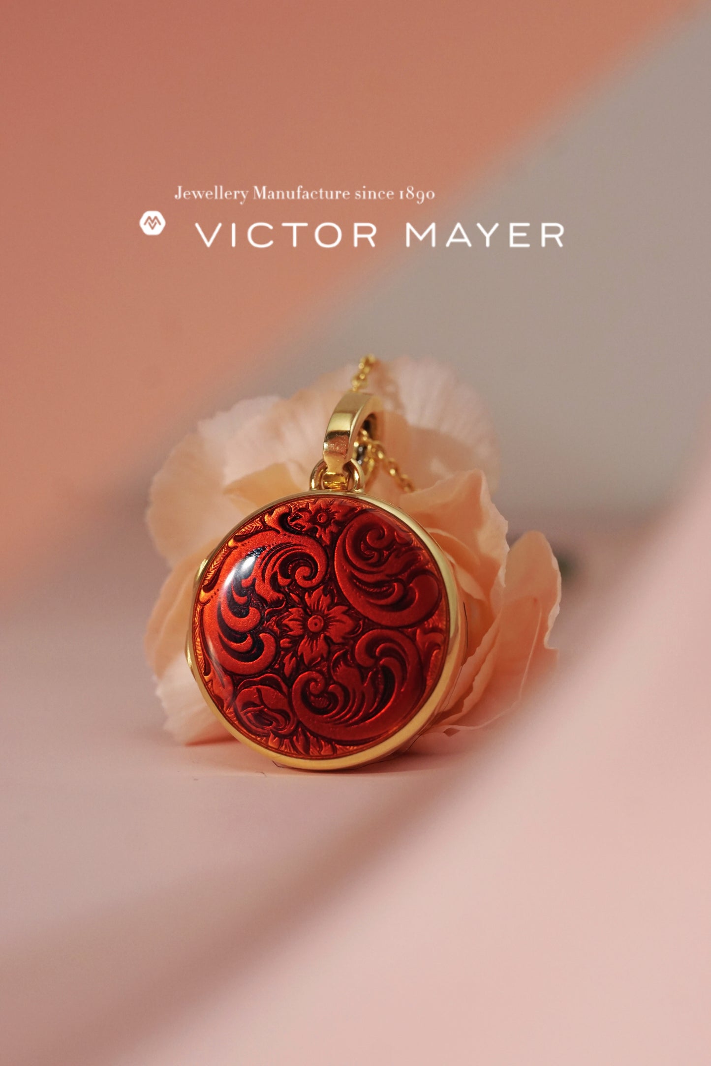 Round Locket Pendant -49336/AR/00/00/102