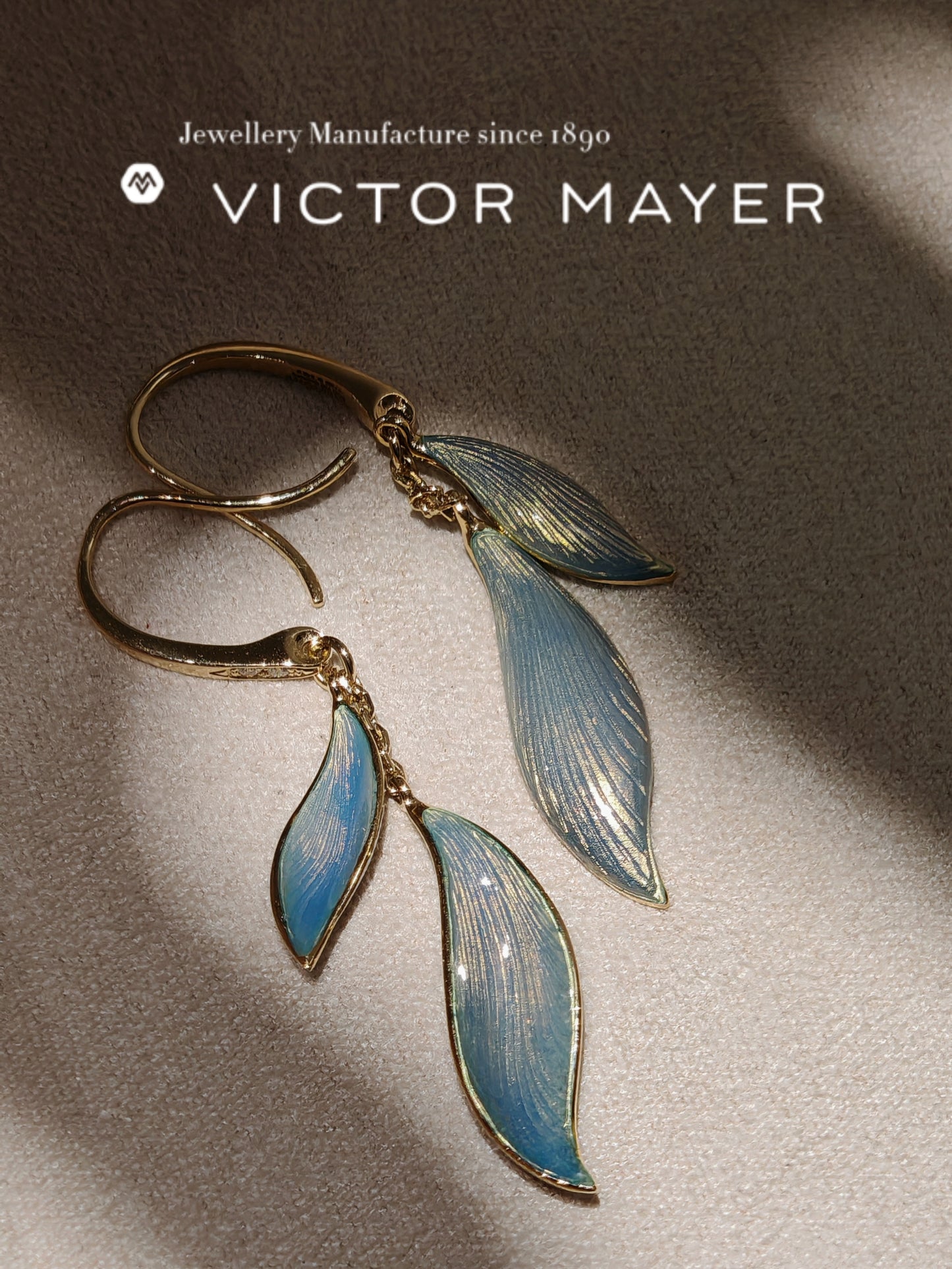 Dangle Leave Earrings - V1131/OP/00/00/102