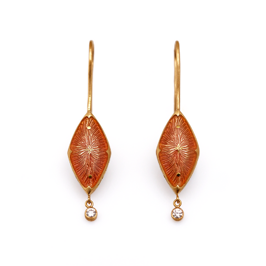 Cocktail drop Earrings - V1378/RO/00/00/102