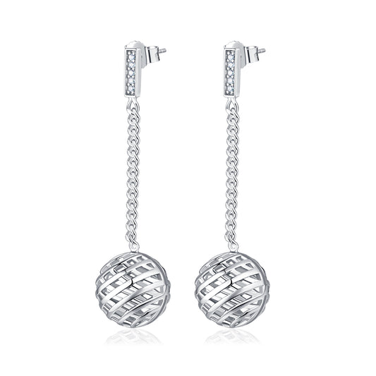 CAI Women Collection - Golden Plated 925 Silver Earring