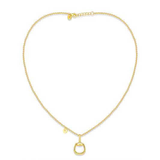CAI Women Collection - Gold plated 925 Silver Elegant Pendant Necklace