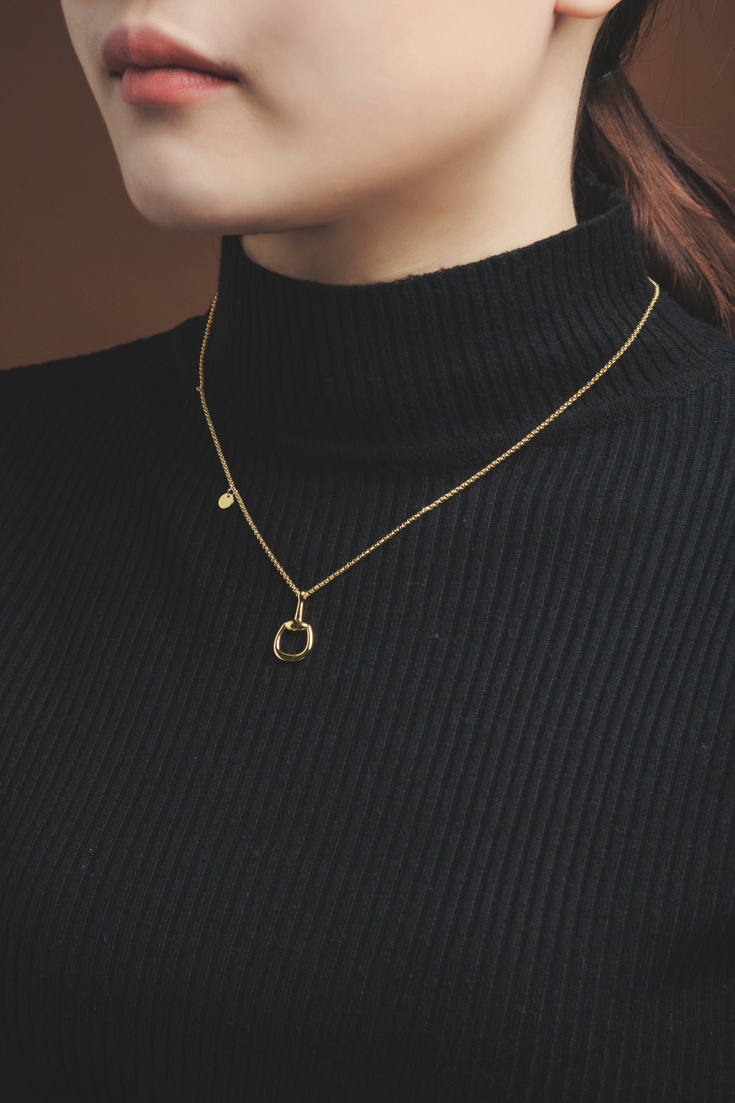 CAI Women Collection - Gold plated 925 Silver Elegant Pendant Necklace